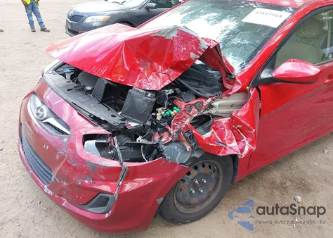 2014 Hyundai Accent Gls from USA, damaged, VIN KMHCT4AE3EU759727